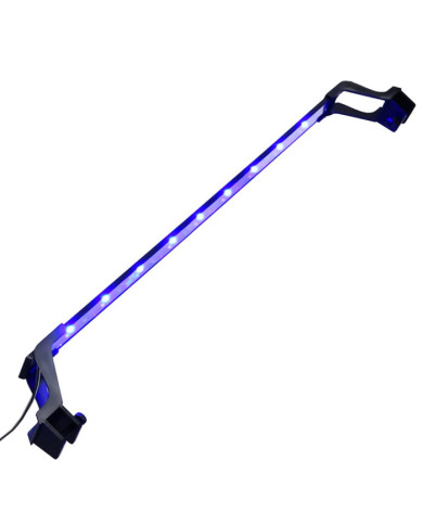 Lampe à LED d'aquarium avec pinces 75-90 cm Bleu et blanc | Mobilier & Déco