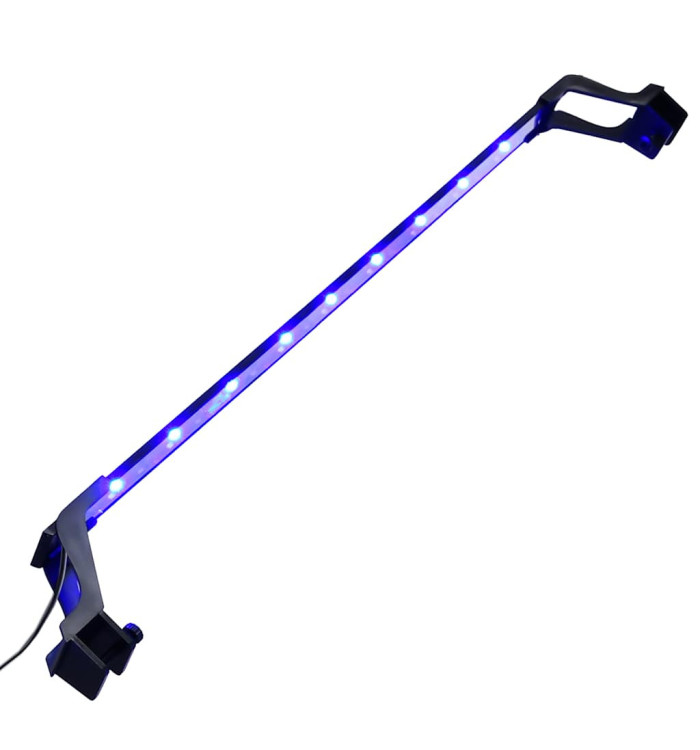 Lampe à LED d'aquarium avec pinces 75-90 cm Bleu et blanc | Mobilier & Déco