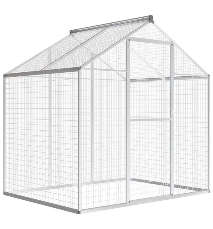 Volière d'extérieur Aluminium 178 x 122 x 194 cm | Mobilier & Déco