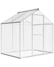 Volière d'extérieur Aluminium 178 x 122 x 194 cm | Mobilier & Déco
