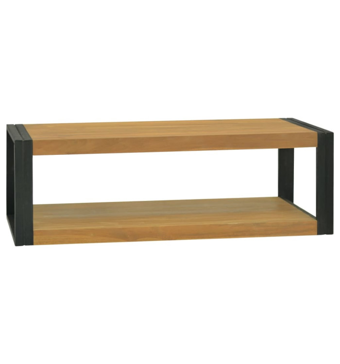 Armoire murale de salle de bain 110x45x35cm Bois de teck solide | Mobilier & Déco