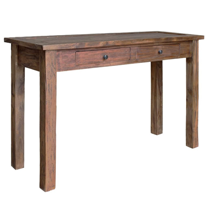 Table console bois d'acajou massif 123x42x75 cm | Mobilier & Déco