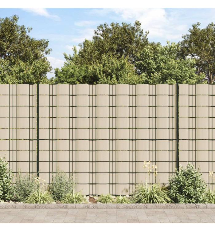 Écran d'intimité de jardin PVC 70x0,19 m Crème | Mobilier & Déco