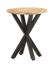 Table d'appoint 48x48x56 cm Bois de manguier massif | Mobilier & Déco