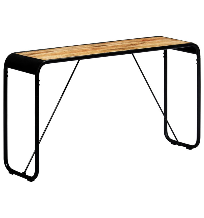 Table console 140 x 35 x 76 cm Bois de manguier massif brut | Mobilier & Déco