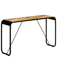 Table console 140 x 35 x 76 cm Bois de manguier massif brut | Mobilier & Déco