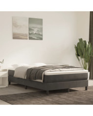 Matelas de lit à ressorts ensachés Gris foncé 120x200x20 cm | Mobilier & Déco