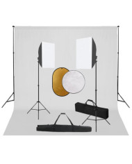 Kit de studio photo boîtes à lumière toile de fond réflecteur | Mobilier & Déco