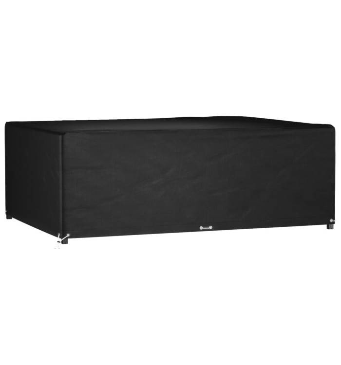 Housse de salon de jardin 12 œillets 270x180x90cm rectangulaire | Mobilier & Déco