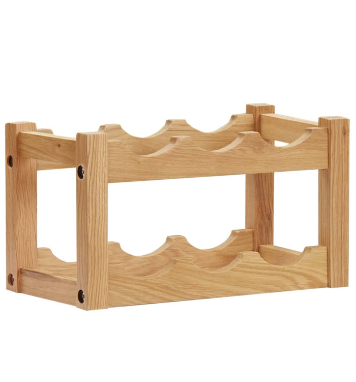 Casier à bouteilles 6 bouteilles 37x21x21 cm Bois de chêne | Mobilier & Déco