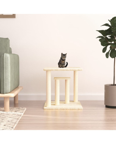 Arbres à chat avec plates-formes crème 50 cm | Mobilier & Déco