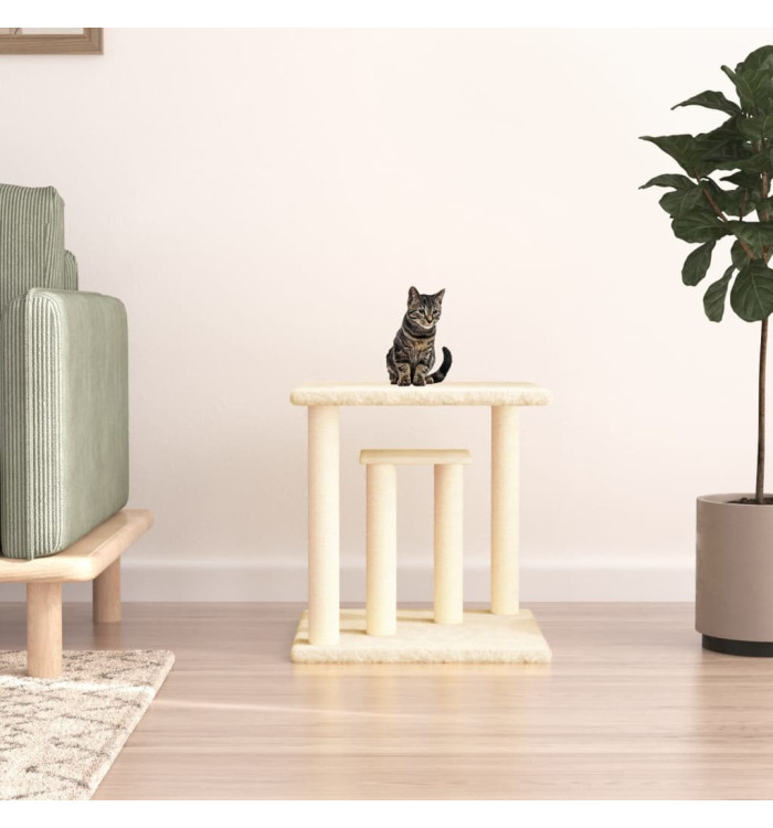 Arbres à chat avec plates-formes crème 50 cm | Mobilier & Déco