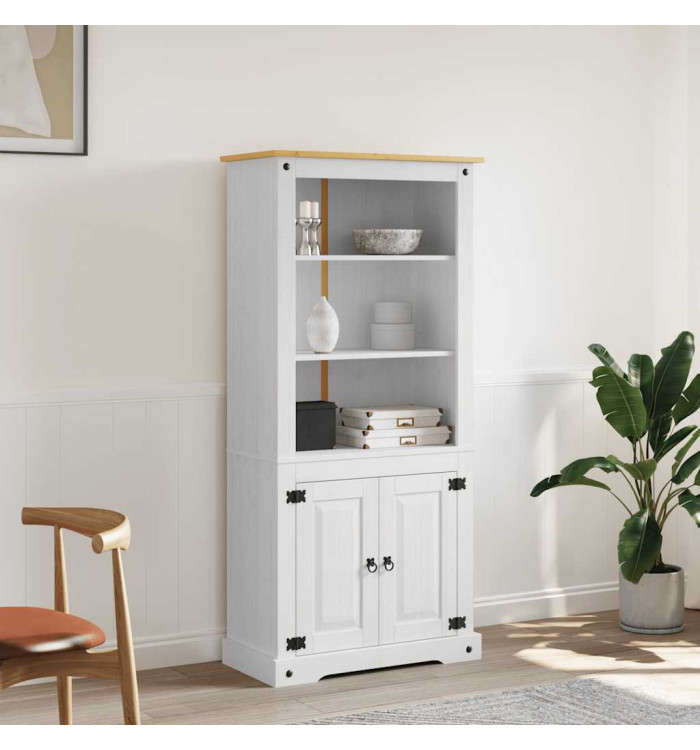 Placard Gamme Corona Pin mexicain Blanc 80x40x170 cm | Mobilier & Déco
