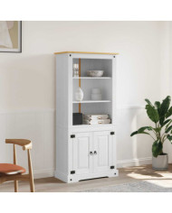 Placard Gamme Corona Pin mexicain Blanc 80x40x170 cm | Mobilier & Déco