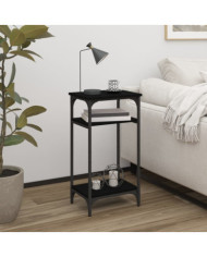 Table d'appoint Noir 40x30x75 cm Bois d'ingénierie | Mobilier & Déco