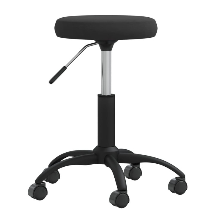 Tabouret de massage Velours Noir | Mobilier & Déco