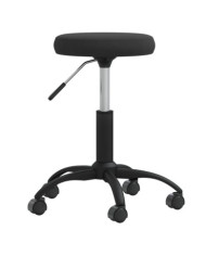 Tabouret de massage Velours Noir | Mobilier & Déco