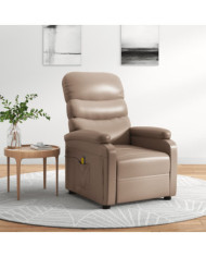 Fauteuil de massage Cappuccino Similicuir | Mobilier & Déco