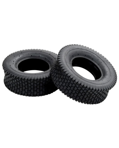 Pneus de brouette 2 pcs 13x5.00-6 4PR Caoutchouc | Mobilier & Déco