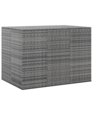 Boîte à coussins de jardin Résine tressée 145x100x103 cm Gris | Mobilier & Déco