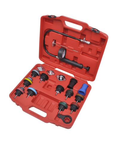 Kit de testeur de pression du radiateur 18 pcs | Mobilier & Déco