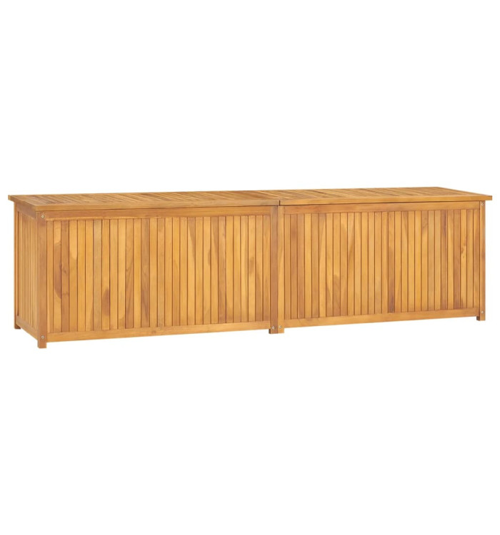 Boîte de jardin 200x50x55 cm Bois massif de teck | Mobilier & Déco