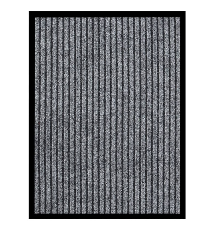 Paillasson rayé Gris 40x60 cm | Mobilier & Déco