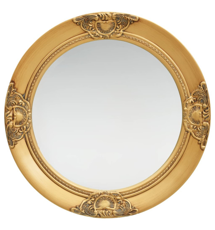 Miroir mural style baroque 50 cm Doré | Mobilier & Déco