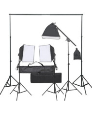 Kit de studio photo avec ensemble d'éclairage | Mobilier & Déco