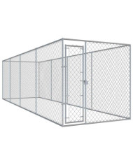 Chenil d'extérieur pour chiens 760x192x185 cm | Mobilier & Déco