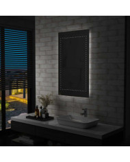Miroir mural à LED pour salle de bains 60x100 cm | Mobilier & Déco