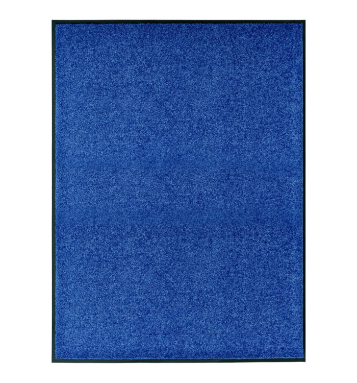 Paillasson lavable Bleu 90x120 cm | Mobilier & Déco