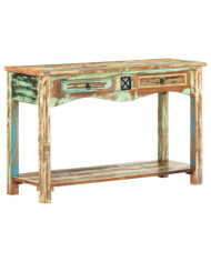 Table console 120x40x75 cm Bois solide de récupération | Mobilier & Déco