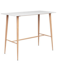 Table de bar Blanc 120x60x105 cm | Mobilier & Déco