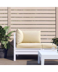 Coussins de palette lot de 3 beige tissu oxford | Mobilier & Déco