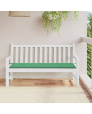Coussin de banc de jardin vert 150x50x3 cm tissu oxford | Mobilier & Déco