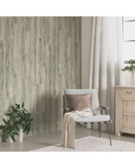 Panneaux muraux Aspect bois Gris PVC 4,12 m² | Mobilier & Déco
