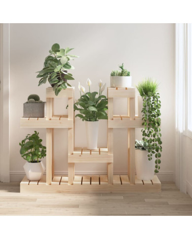 Support à plantes 104,5x25x77,5 cm Bois massif de pin | Mobilier & Déco