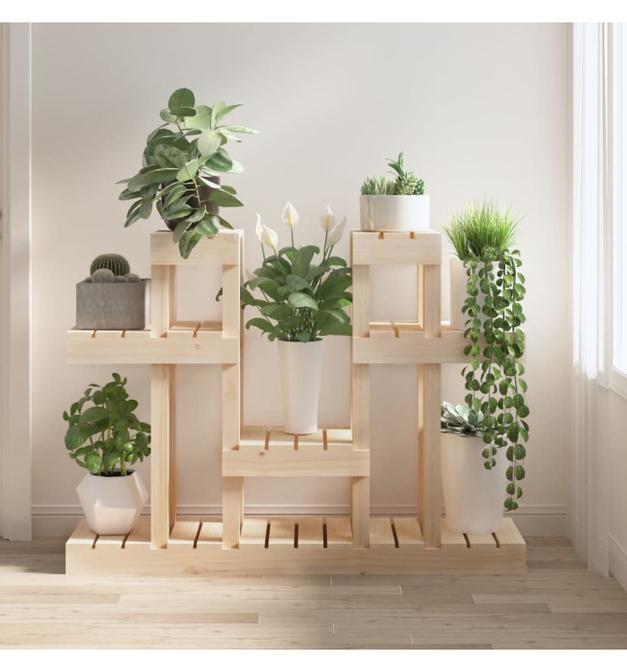 Support à plantes 104,5x25x77,5 cm Bois massif de pin | Mobilier & Déco