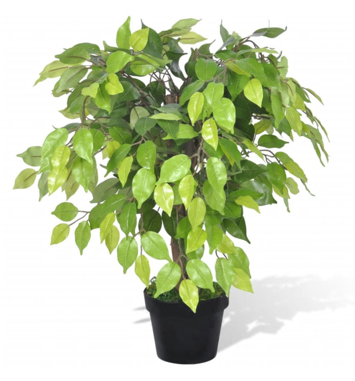 Palmier Artificiel Plastique avec Pot 60 cm | Mobilier & Déco
