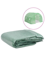 Couverture de remplacement de serre (9 m²) 300x300x200 cm Vert | Mobilier & Déco