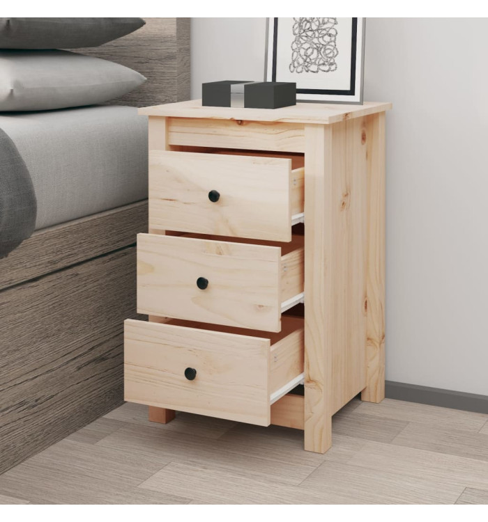 Table de chevet 40x35x61,5 cm Bois de pin massif | Mobilier & Déco