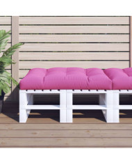 Coussin de palette Rose 120x80x12 cm tissu | Mobilier & Déco