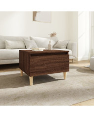 Table d'appoint Chêne marron 50x46x35 cm Bois d'ingénierie | Mobilier & Déco