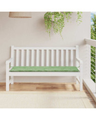 Coussin de banc de jardin motif de feuilles 150x50x4 cm | Mobilier & Déco