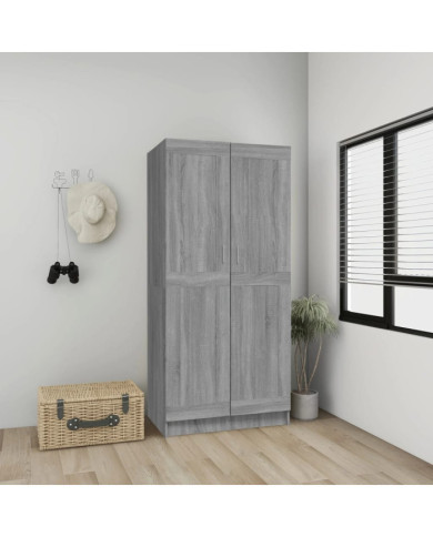 Garde-robe Sonoma gris 82,5x51,5x180 cm Bois d'ingénierie | Mobilier & Déco