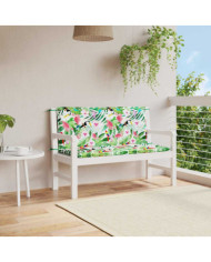 Coussins de banc de jardin lot de 2 multicolore 120x50x7 cm | Mobilier & Déco