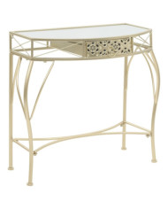 Table d'appoint Style français Métal 82 x 39 x 76 cm Doré | Mobilier & Déco
