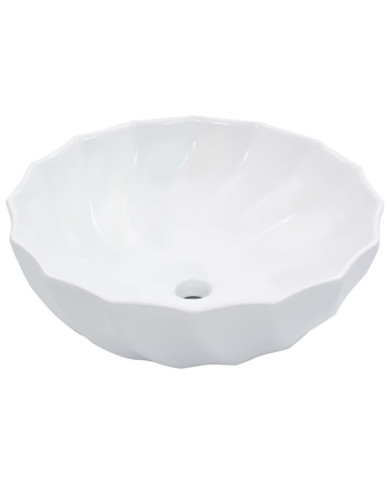Lavabo 46x17 cm Céramique Blanc | Mobilier & Déco