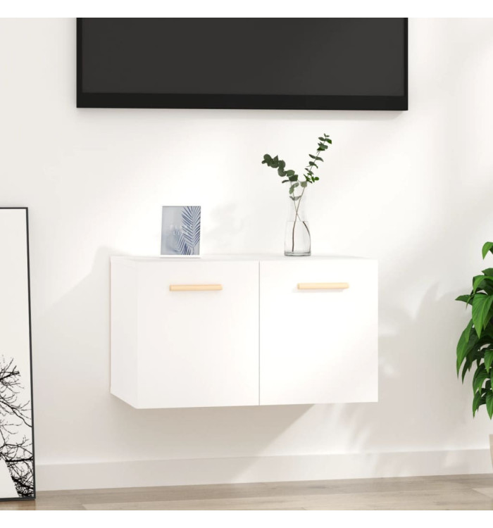 Armoire murale Blanc 60x36,5x35 cm Bois d'ingénierie | Mobilier & Déco